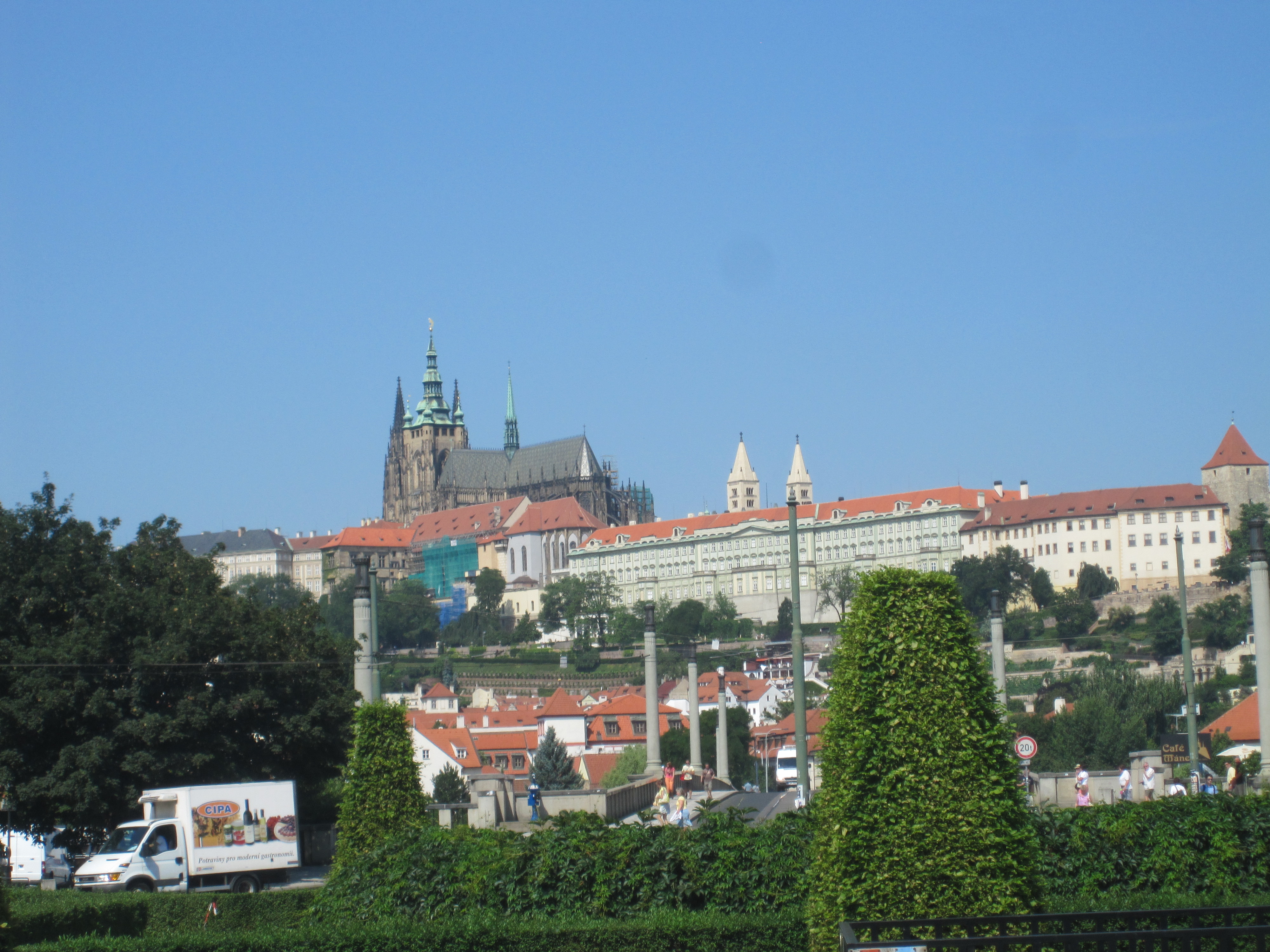 Prague from a distance!